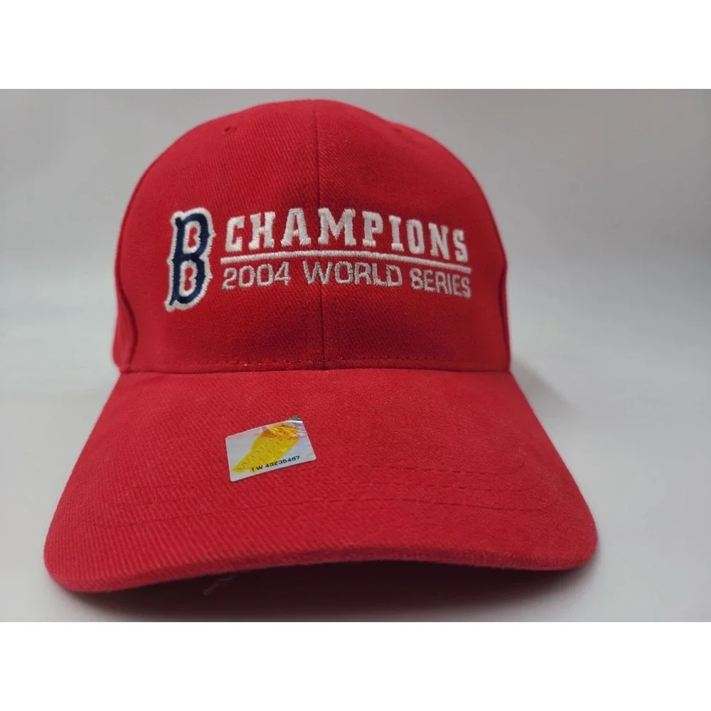 Vintage‎ Boston Red Sox 2004 World Series Champions Strapback Adjustable Hat Cap